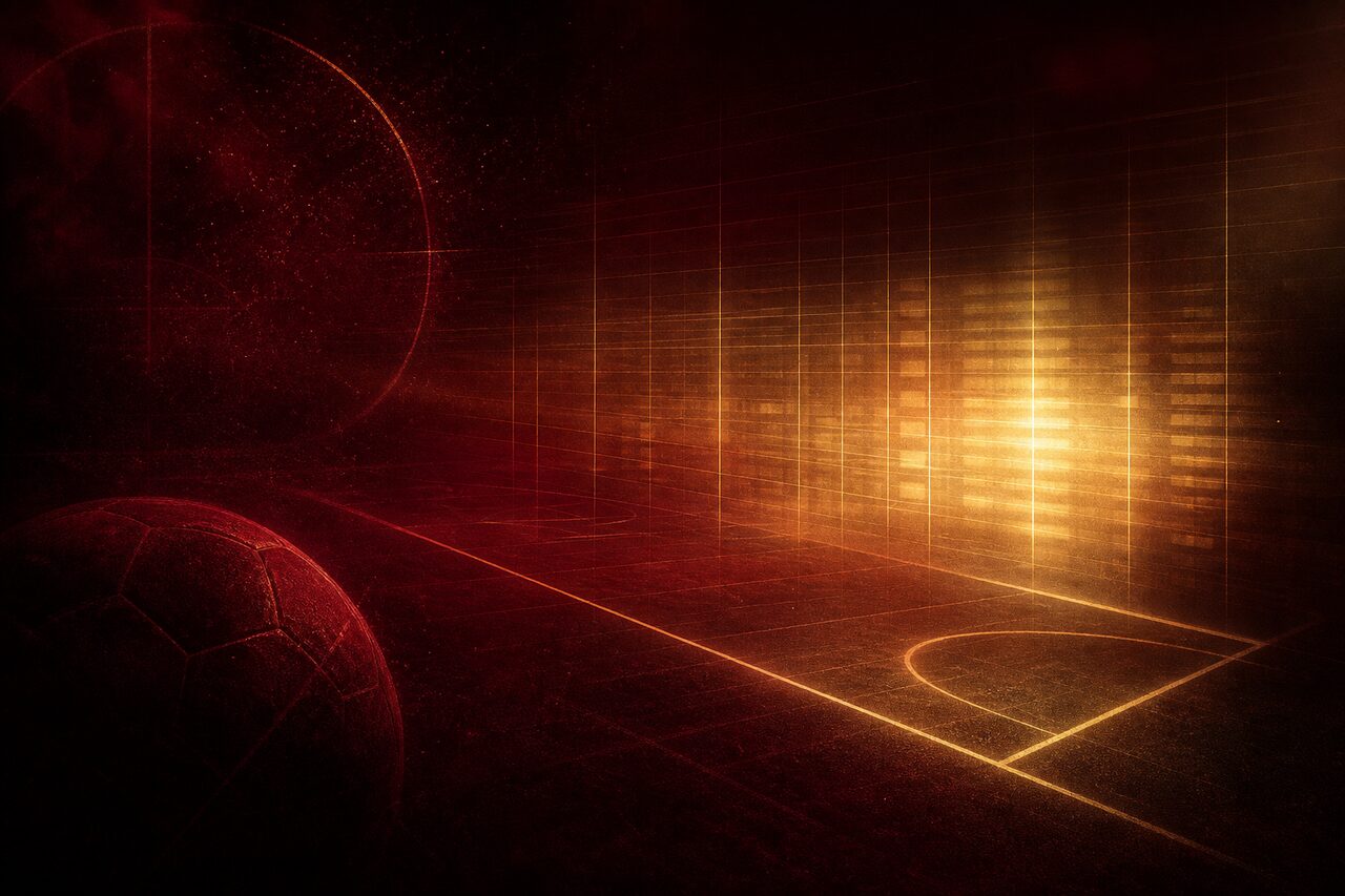 Soccer betting odds board with match markets